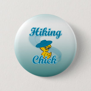 Chapa Redonda De 5 Cm Chick de senderismo n° 3