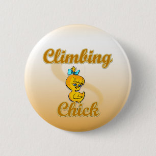Chapa Redonda De 5 Cm Chick escalador