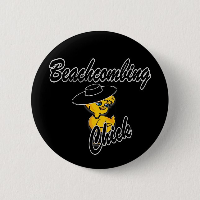 Chapa Redonda De 5 Cm Chick peatonal n° 4 (Anverso)