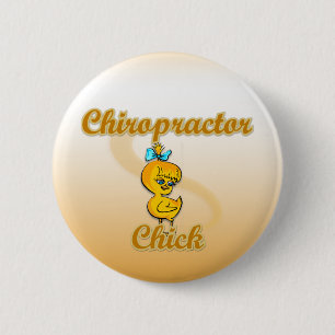 Chapa Redonda De 5 Cm Chick quiropráctico