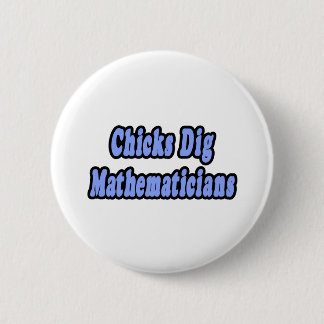Chapa Redonda De 5 Cm Chicks Dig Matematistas