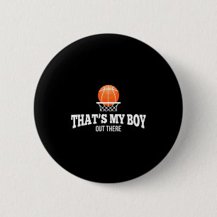 Chapa Redonda De 5 Cm Chico de Baloncesto Para Mamá Papá Abuela Abuelo