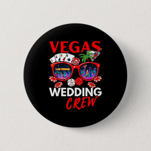 Chapa Redonda De 5 Cm Chicos divertidos de boda en vegas 2026 despedida
