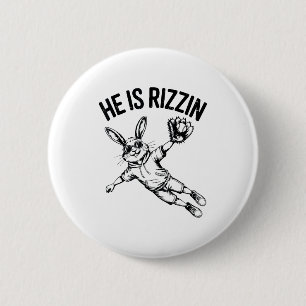Chapa Redonda De 5 Cm Chicos Él Ha Resucitado Conejo Cara Gafas de Sol B