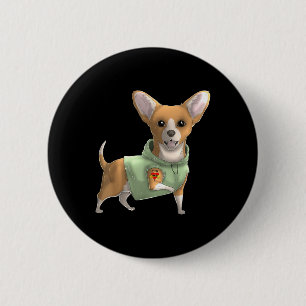Chapa Redonda De 5 Cm Chihuahua Amo A Mamá Tattoo Camiseta De Perro Dive