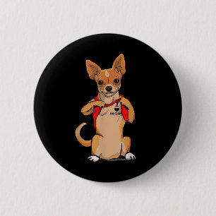 Chapa Redonda De 5 Cm Chihuahua Dog Tattoo Amo A Mamá Perro Cute Madres