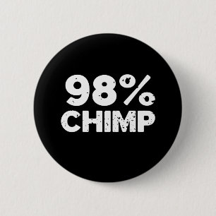 Chapa Redonda De 5 Cm Chimpancé 98