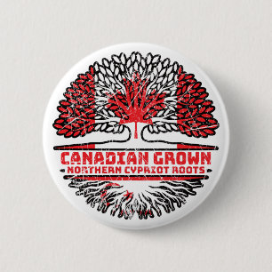 Chapa Redonda De 5 Cm Chipre Septentrional Canadá