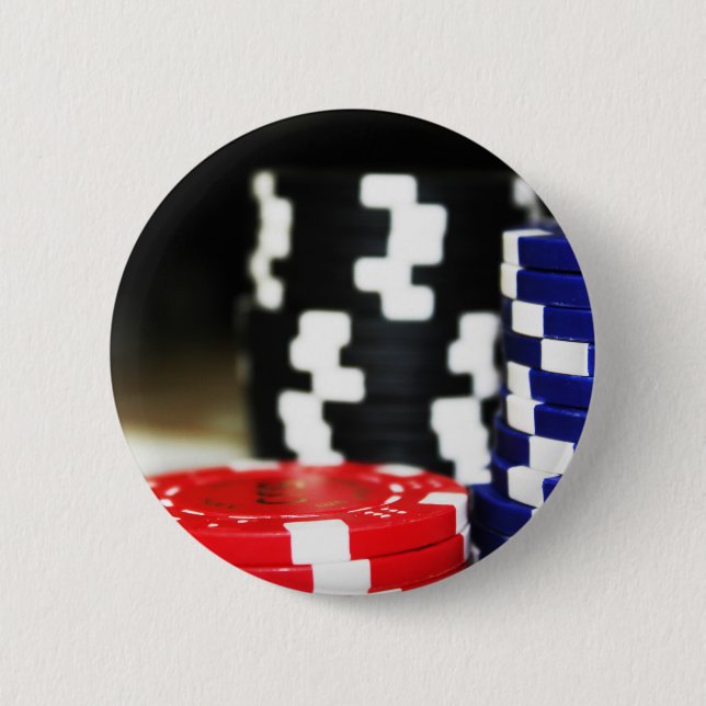 Chapa Redonda De 5 Cm Chips Gambling Casino Ganar juego Luck Risk Bet (Anverso)