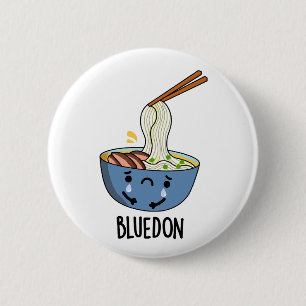 Chapa Redonda De 5 Cm Chiste de Udon Azul-don