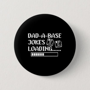 Chapa Redonda De 5 Cm Chistes de papá-a-base cargando padre demente retr