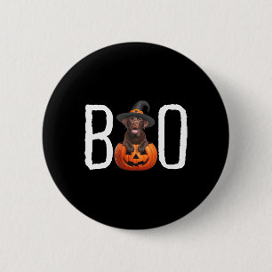 Chapa Redonda De 5 Cm Chocolate Lab Cachorro de cachorro Boo Salón de Pe