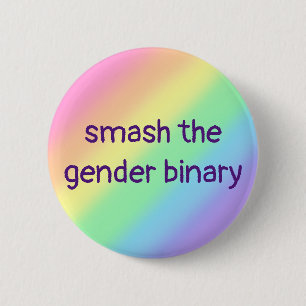 Chapa Redonda De 5 Cm Choque el binario del género