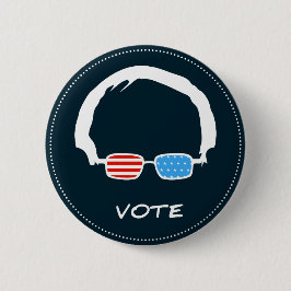 Chapa Redonda De 5 Cm ¡Chorreadoras de Bernie - voto!