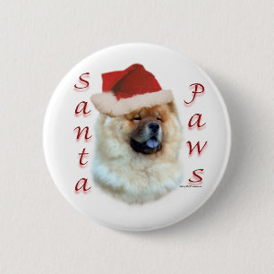 Chapa Redonda De 5 Cm Chow Chow Santa Paws