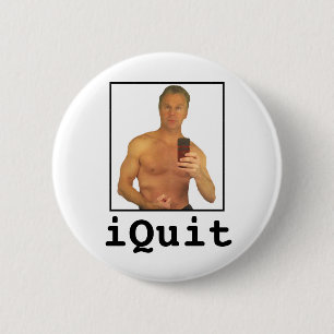 Chapa Redonda De 5 Cm Chris Lee: iQuit