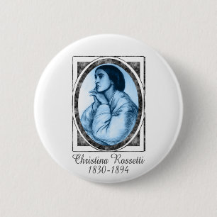 Chapa Redonda De 5 Cm Christina Rossetti