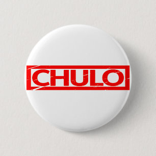 Chapa Redonda De 5 Cm Chulo Stamp