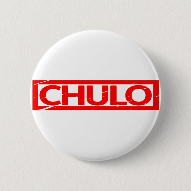 Chapa Redonda De 5 Cm Chulo Stamp (Anverso)