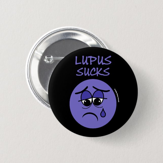 Chapa Redonda De 5 Cm CHUPA...Lupus (Anverso y reverso)