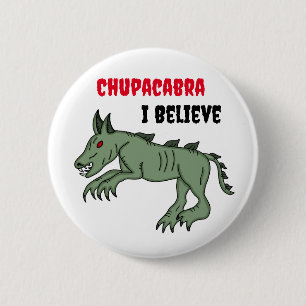 Chapa Redonda De 5 Cm Chupacabra   Creo