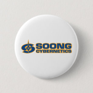 Chapa Redonda De 5 Cm Cibernética de Soong - Noonien Soong