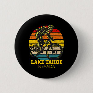 Chapa Redonda De 5 Cm Ciclismo de montaña en Lake Tahoe Nevada _1