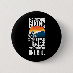 Chapa Redonda De 5 Cm Ciclismo de Montaña Porque Otros Deportes Requiere