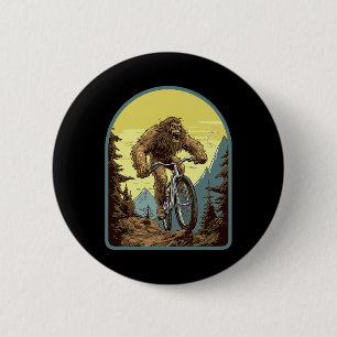 Chapa Redonda De 5 Cm Ciclismo de montaña Sasquatch monstruo Bigfoot Ilu