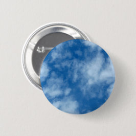 Chapa Redonda De 5 Cm Cielo azul con fotografía de la naturaleza de las 