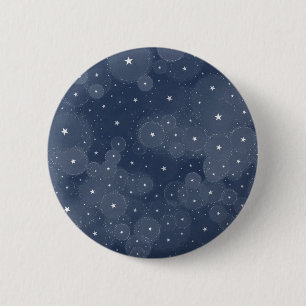Chapa Redonda De 5 Cm Cielo estrellado