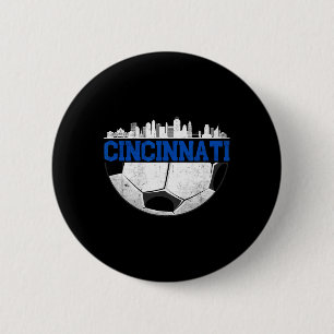 Chapa Redonda De 5 Cm Cincinnati Fútbol Angustiado Cincy nati 