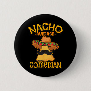 Chapa Redonda De 5 Cm Cinco De M De Comediante Mexicano De Nacho