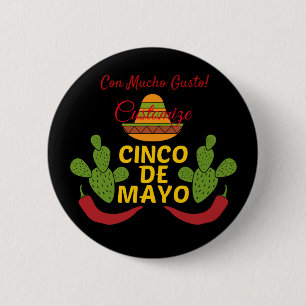 Chapa Redonda De 5 Cm Cinco de Mayo Thunder_Cove