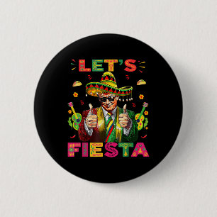 Chapa Redonda De 5 Cm Cinco De Mayo Trump Taco Funny Tavermp