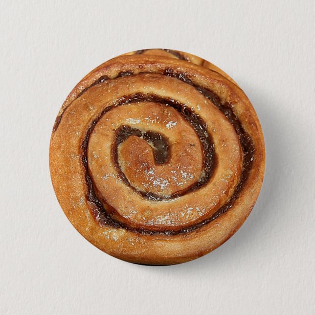 Chapa Redonda De 5 Cm Cinnamon Snail Pastry (Anverso)