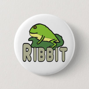 Chapa Redonda De 5 Cm Cinta de Frog divertida