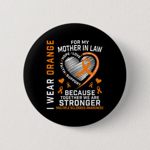 Chapa Redonda De 5 Cm Cinta Ms Mother In Law Múltiple Esclerosis Awarene