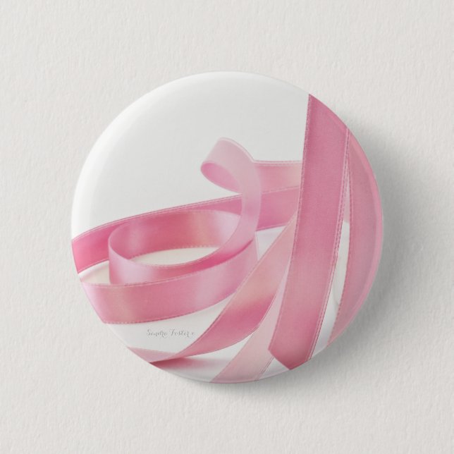 Chapa Redonda De 5 Cm Cinta rosa (Anverso)