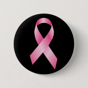 Chapa Redonda De 5 Cm Cinta rosa - Conciencia sobre el cáncer de mama