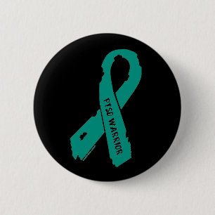 Chapa Redonda De 5 Cm Cinta rota WARRIOR PTSD