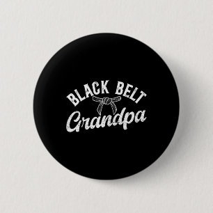 Chapa Redonda De 5 Cm Cinturón Negro Abuelo Karate Abuelo Karate Abuelo