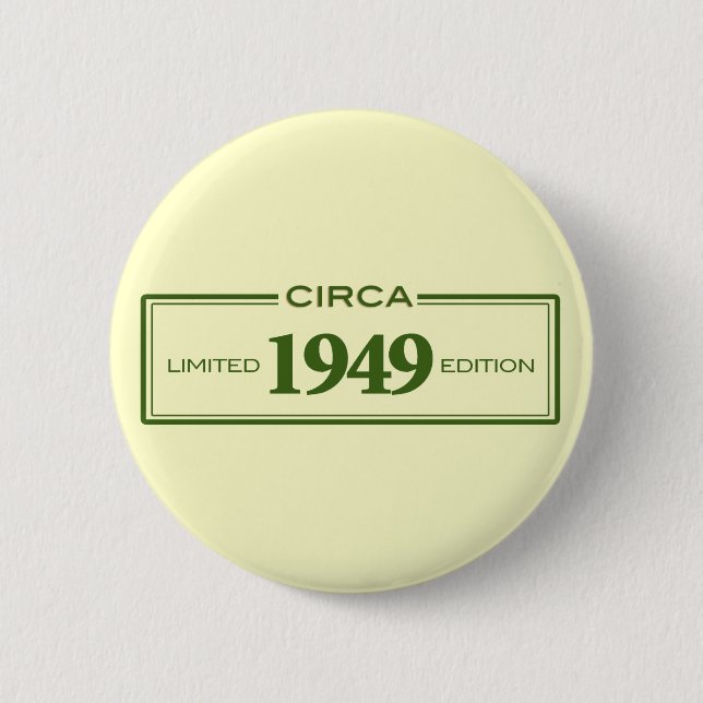 Chapa Redonda De 5 Cm circa 1949 (Anverso)