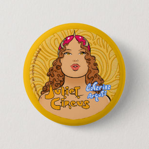 Chapa Redonda De 5 Cm Circo de Juliet - Catalina Arguti