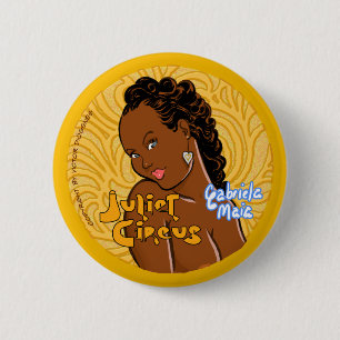 Chapa Redonda De 5 Cm Circo de Juliet - Gabriela Maia