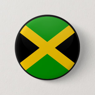 Chapa Redonda De 5 Cm Círculo de la bandera de la calidad de Jamaica