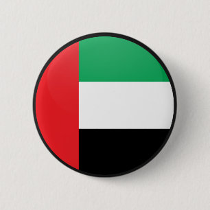 Chapa Redonda De 5 Cm Círculo de la bandera de la calidad de los Uae