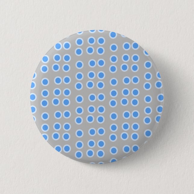Chapa Redonda De 5 Cm Círculos azules (Anverso)