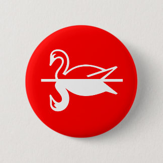 Chapa Redonda De 5 Cm Cisne