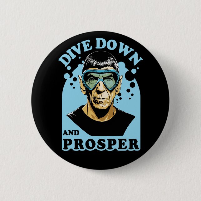 Chapa Redonda De 5 Cm Cita De Buceo Y Prospectos - Submarinismo Scuba (Anverso)